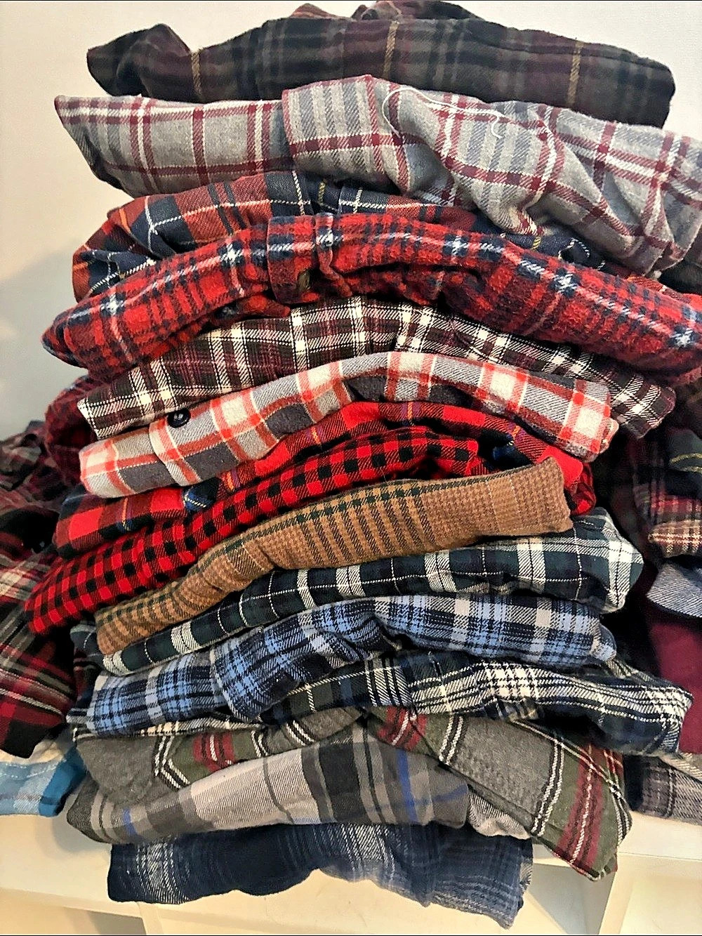 Plaid Button-Down Shirt